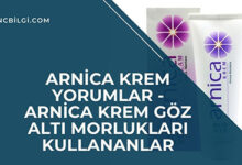 Arnica Krem Yorumlar