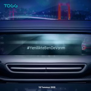 TOGG Yenilikte Ben de Varım
