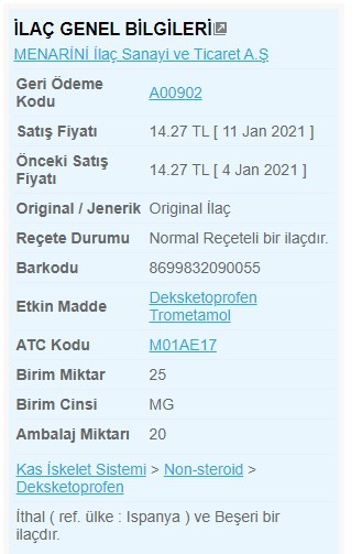 Arveles Ağrı Kesici Nedir