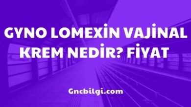 Gyno Lomexin Vajinal Krem Nedir Fiyat