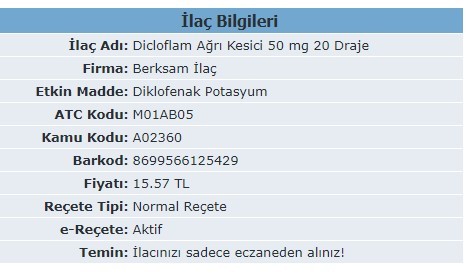 Dicloflam Ne Icin Kullanilir
