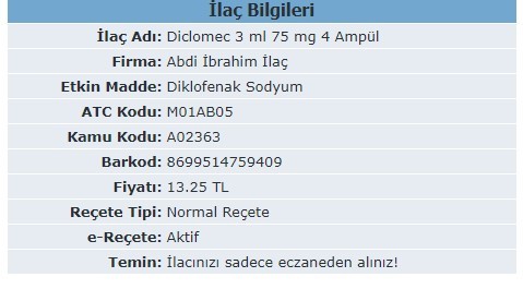 Diclomec Ampul Hakkinda Kisa Bilgi Diclomec Ampul Hakkinda Kisa Bilgi
