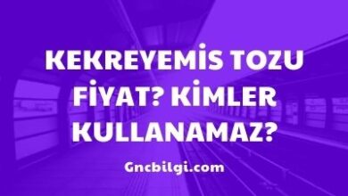 Kekreyemis Tozu Fiyat Kimler Kullanamaz