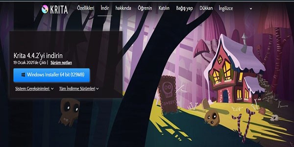 Krita Ucretsiz Resim Duzenleme Programi