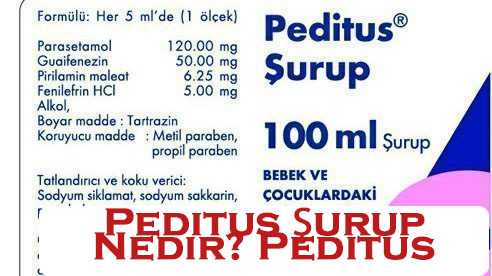 Peditus Surup Fiyat 2021