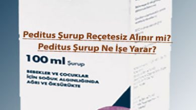 Peditus Surup Recetesiz Alinir mi Peditus Surup Ne Ise Yarar