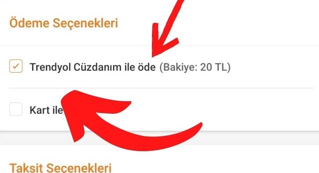 Trendyol Cuzdanim Nasil Harcanir