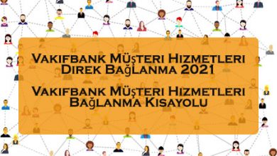 Vakifbank Musteri Hizmetleri Direk Baglanma Kisayolu 2021