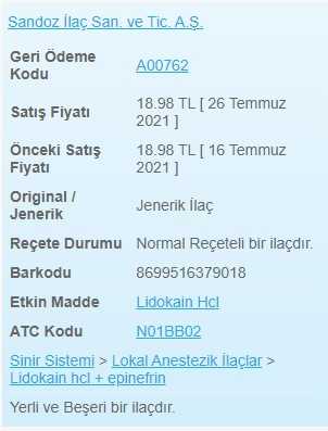 Anestol Pomad Fiyati Anestol Pomad Fiyati