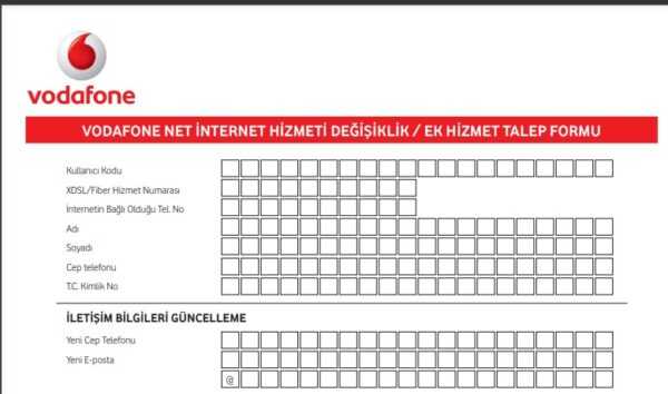 vodafone ev ve is yeri internet adres degisikligi nasil yapilir gncbilgi 2022