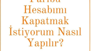 Paribu Hesabimi Kapatmak Istiyorum Nasil Yapilir