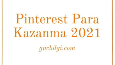 Pinterest Para Kazanma 2021