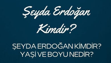 Seyda Erdogan Kimdir Yasi ve Boyu Nedir