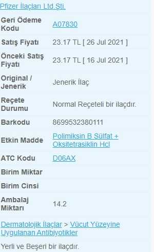 Terramycin Merhem Terramycin Merhem