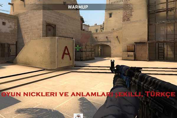 oyun nickleri ve anlamlari sekilli Turkce