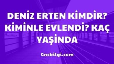 Deniz Erten Kimdir Kiminle Evlendi Kac Yasinda