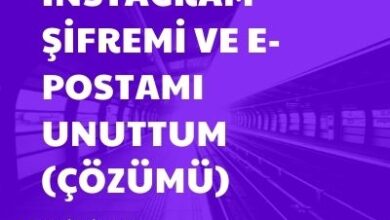 Instagram Sifremi Ve E Postami Unuttum Cozumu