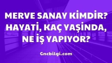 Merve Sanay Kimdir Hayati Kac Yasinda Ne Is Yapiyor