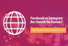 Facebook ve Instagram Rez Demek Ne Demek