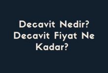 Decavit Nedir Decavit Fiyat