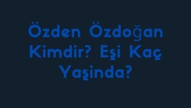 Ozden Ozdogan Kimdir Esi Kac Yasinda