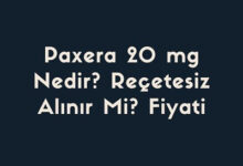 Paxera 20 mg Nedir Recetesiz Alinir Mi Fiyati
