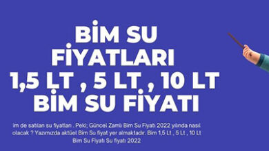 Bim Su Fiyatlari