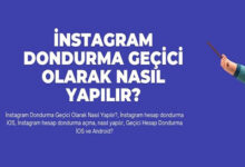 Instagram Dondurma Gecici Olarak Nasil Yapilir