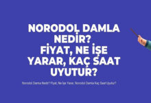 Norodol Damla Nedir Fiyat Ne Ise Yarar Kac Saat Uyutur