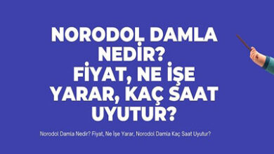 Norodol Damla Nedir Fiyat Ne Ise Yarar Kac Saat Uyutur
