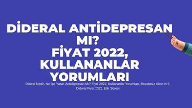 Dideral Antidepresan Mi Fiyat Kullananlar Yorumlari