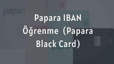 Papara IBAN Ogrenme Papara Black Card 1