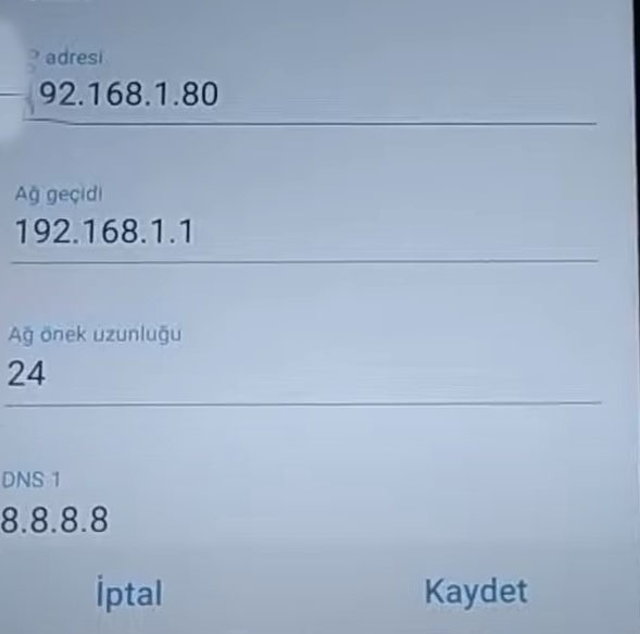 Android DNS Degisimi