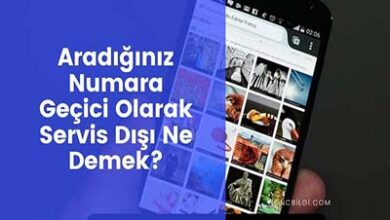 Aradiginiz Numara Gecici Olarak Servis Disi Ne Demek