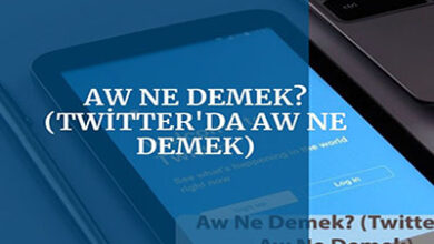 Aw Ne Demek Twitterda Aw Ne Demek