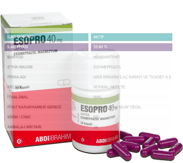 Esopro Mide Ilaci Esopro Mide Ilaci