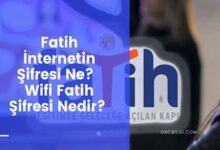 Fatih Internetin Sifresi Ne Wifi Fatih Sifresi Nedir