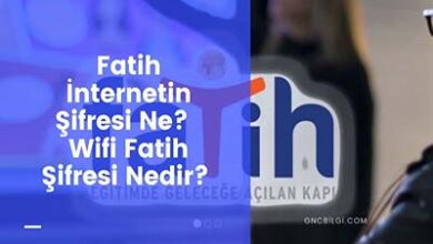 Fatih Internetin Sifresi Ne Wifi Fatih Sifresi Nedir