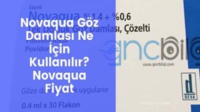 Novaqua Goz Damlasi Ne Icin Kullanilir Novaqua Fiyat