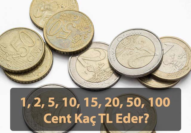 1 2 5 10 15 20 50 100 Cent Kac TL Eder