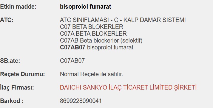 Concor 5 mg Hakkinda Bilinmesi Gereken Hususlar