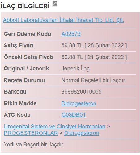 Duphaston Ilaci Nedir