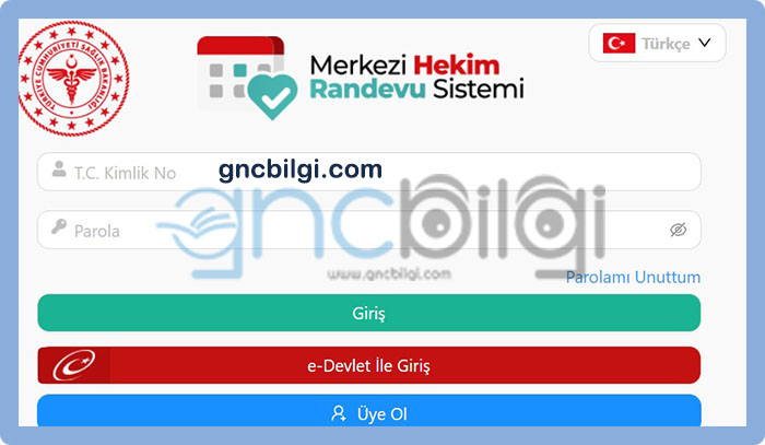 T.C. No ve e devlet Ile Hastane Randevu Al