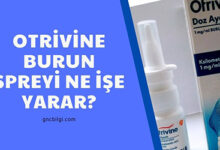 Otrivine Burun Spreyi Ne Ise Yarar