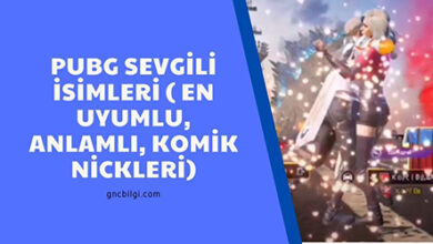 Pubg Sevgili Isimleri En uyumlu Anlamli Komik Nickleri