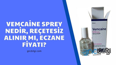 Vemcaine Sprey Nedir