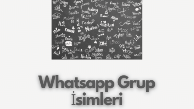 Whatsapp Grup Isimleri