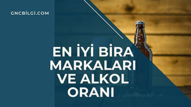 En Iyi Bira Markalari ve Alkol Orani