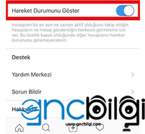 Instagram Bugun Aktif Ozelligini Kapatma