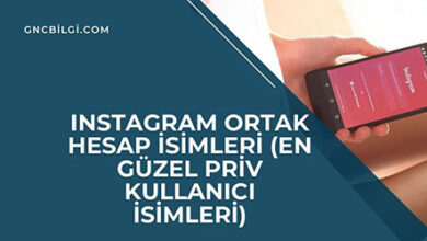 Instagram Ortak Hesap Isimleri